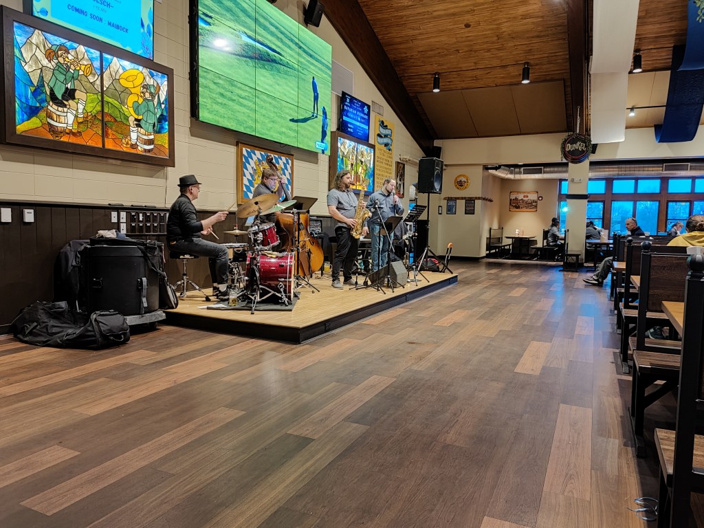 The Bavarian Bierhaus - stage and dancefloor